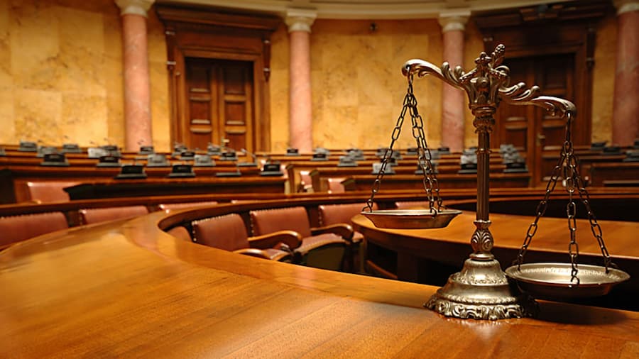 A courtroom for accident victims